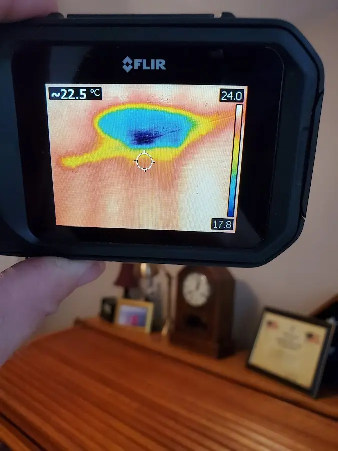 Thermal imaging inspection for water damage in Fargo