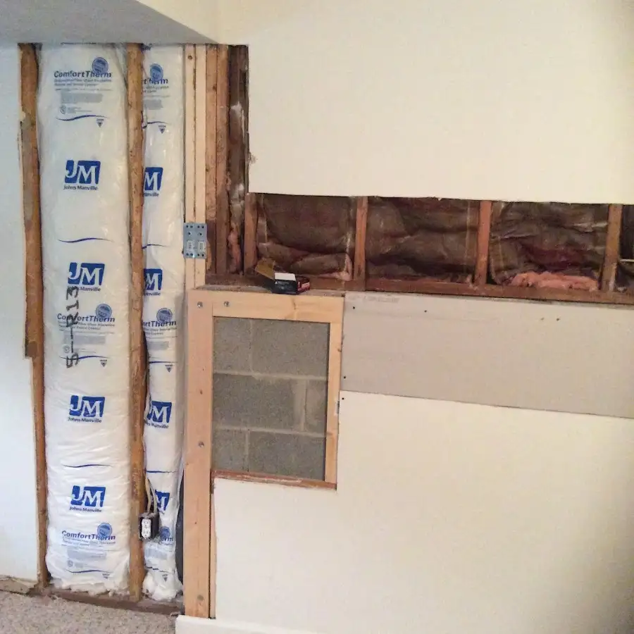 Wall insulation replacement during Odor Removal & Deodorization in Fargo